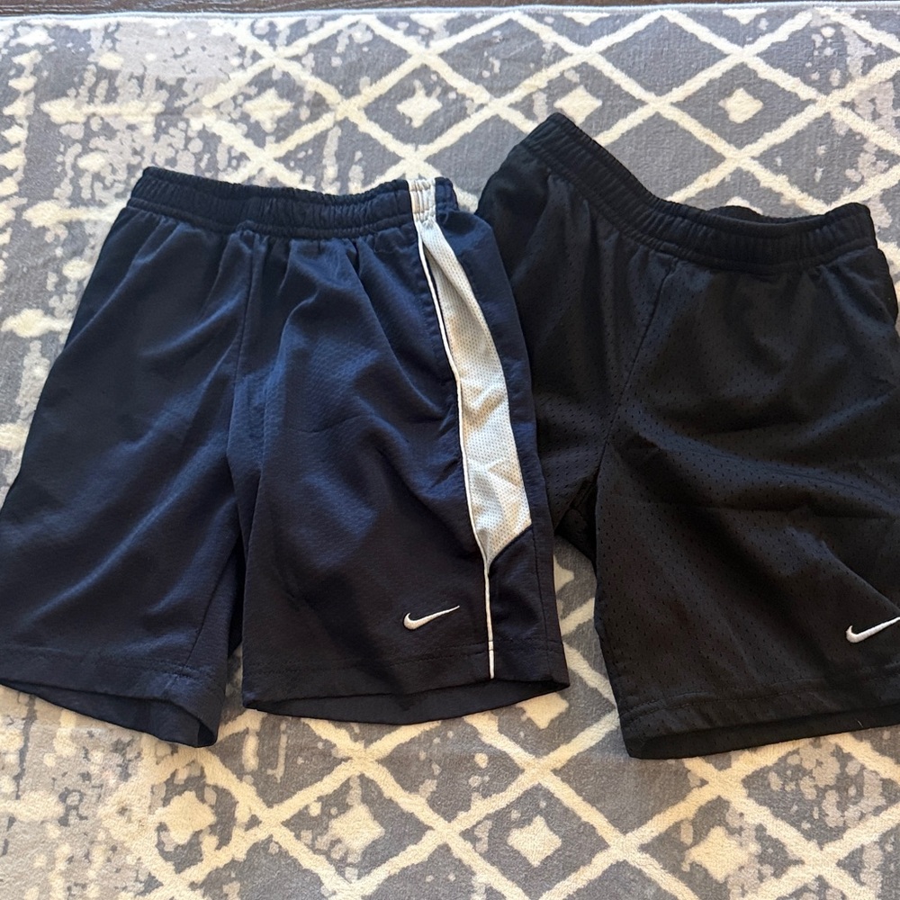 Nike Kids' Navy and Black Shorts Duo